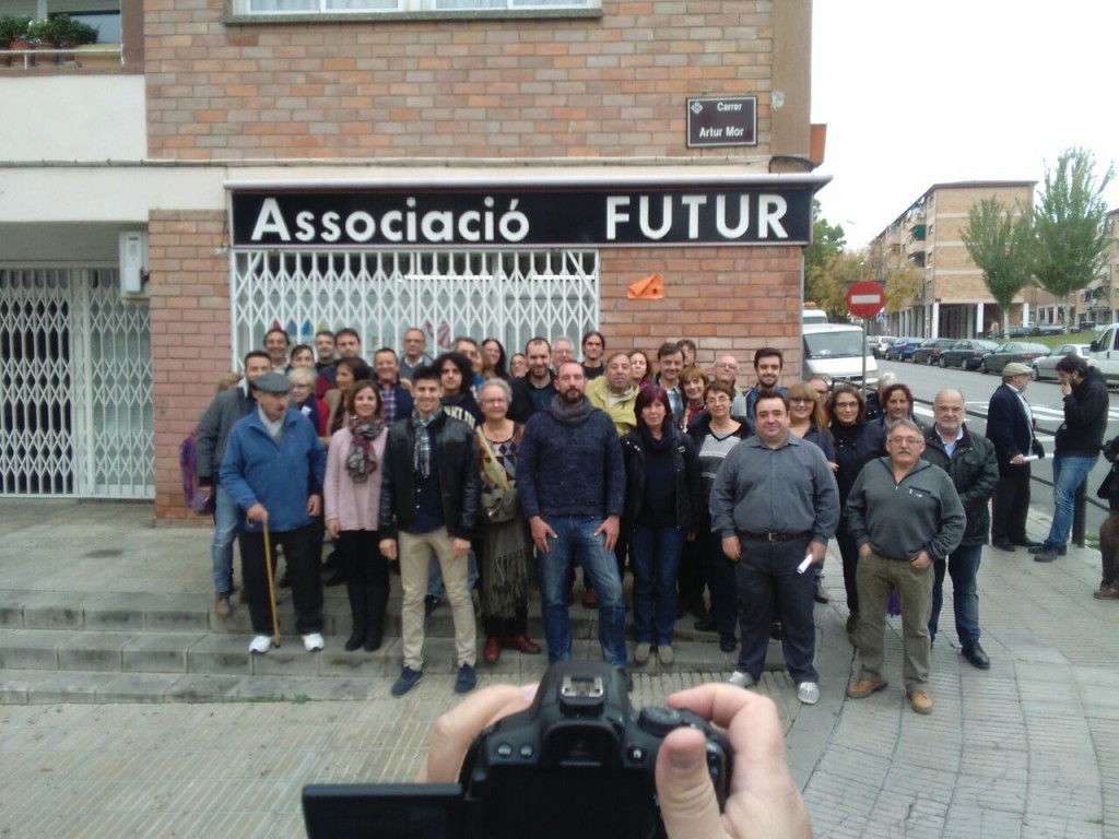 Foto de conjunt dels participants en l'assemblea ECP Ponent d'aquest dissabte