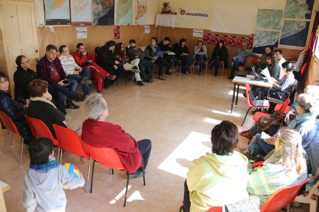 Assemblea Comú de Lleida celebrada diumenge